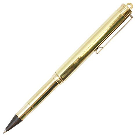 Traveler's Company : Solid Brass Rollerball Pen
