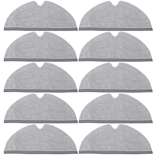 Wischtücher für Xiaomi Roborock S4/S5/S50/S51/S55/S5 Max, S6 Pure/S6 Max/S6 MaxV, Q8 Max/Q8 Max+, Q5 Pro/Q5 Pro+, Q7/Q7+/Q7 Max/Q7 Max+ Staubsauger, Mopp Cloth Wischtuchpads Zubehör Ersatz, 10 Stück
