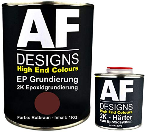 Alex Flittner Designs Epoxidfüller 1,20 kg 2K Grundierung Füller EP Füller | 2K Epoxidfüller/Grundierung unverdünnt mit hohem Korrosionsschutz
