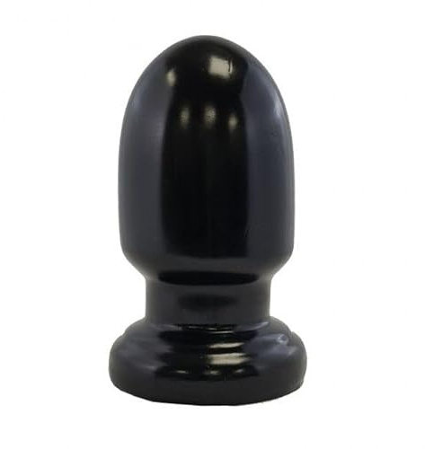 The Thud 5 Inch Butt Plug Soft TPE Rubber with Flared Base - Black by Prowler RED - Comfortable and Stimulating Anal Pleasure