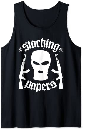 Gangster Rap Hip Hop Rapper Streetwear Skimaske Gang Tank Top