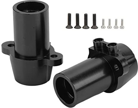 VGEBY RC Hinterachshülse aus Metall, Hinterachshülse aus Aluminiumlegierung Hinterachshülse für Axial RBX10 1/10 RC Car Upgrade Part(Schwarz) Auto Modelle