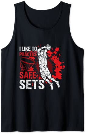 Ich übe gerne lustiges Beachvolleyball Tank Top
