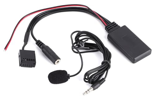 Cable AUX Bluetooth para Coche Adaptador de Audio con Micr¨®fono Llamadas Manos Libres Compatible con Focus 6000CD