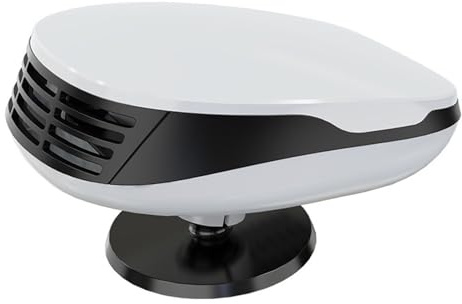Shkalacar Calefactor Coche Mechero, Calentador Portátil para Coche 12V Descongelador de Invierno de Gran Potencia con Encendedor de Cigarrillos