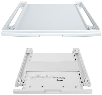 sparefixd Suitable for Bosch Stacking Kit with Pull Out Shelf Washer & Dryer
