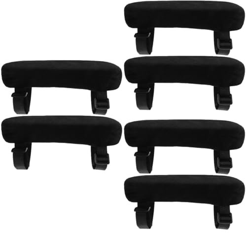 SHINEOFI 6 STK Stuhl-armauflage Schreibtischstuhl Stuhl-armlehnenpolster Armlehnenbezug Für Den Haushalt Bequemes Stuhl-armlehnenkissen Polyester Bürostuhl Ellenbogenschoner