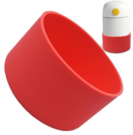 Generico Manicotto per bottiglia in silicone, copertura antiscivolo per