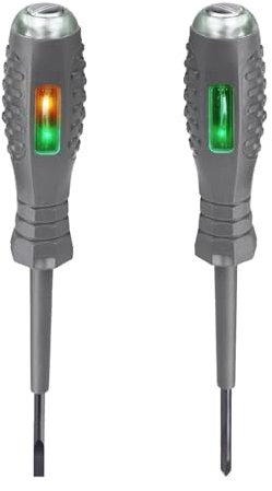 Tournevis Testeur De Tension 2en-1, Tournevis Magnétique Fort À Couple Élevé, Détecteur D'électricité, Tournevis Magnétique Lumineux Bicolore, Stylo De Test Électrique Réactif, Pour La Détection