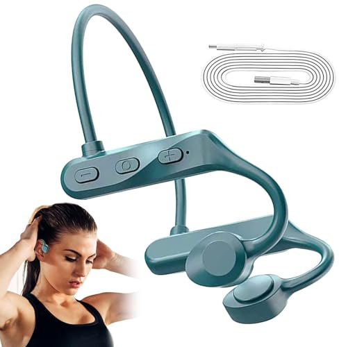Auriculares Inalámbricos De Conducción Ósea Deportivos - Bluetooth 5.0 De Oído Abierto, Ligeros