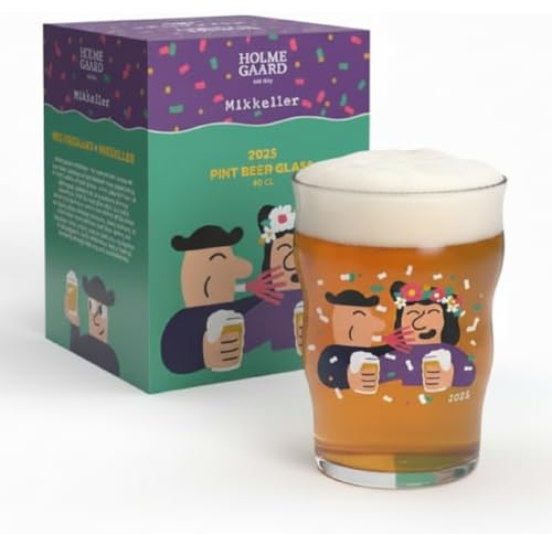 Holmegaard Mikkeller Bierglas 2025, 11,9 cm, D, transparent, 383 ml