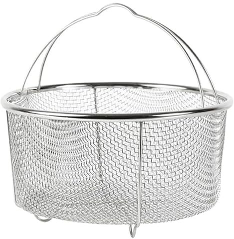 Schiumarola per frittelle di grande capacità con manico in acciaio inox, cestino per patatine fritte, per snack e antipasti