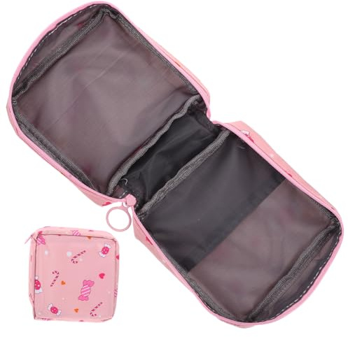 SAFIGLE Borsa Per Ciclo Mestruale Compatta Cerniera Porta Assorbente Delicato e Riutilizzabile Custodia Portatile Per Assorbenti Coppette Assorbilatte e Piccoli Oggetti Di Uso Quotidiano