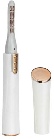 LOLIPPYY Rizador de Pestañas Eléctrico Diseño Elegante Pinza Calefactora para Mujer en Abs y Metal Calentamiento Rápido Adecuado para Uso en Casa