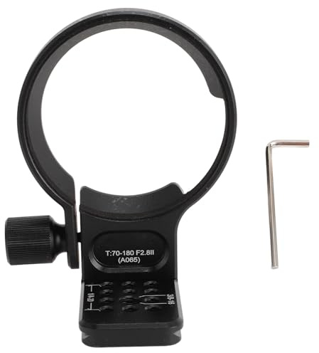 Collier trépied pour Objectif T70 180 mm F2.8 II, 70 mm Type Quick Release - Stabilité Pro, Trous 1/4″ - 3/8″, Parfait Photo Wildlife et Studio