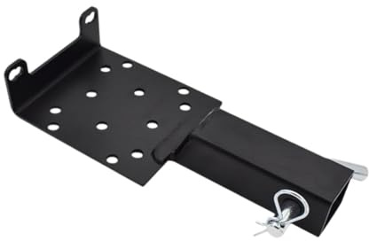Enganche Soporte de cabrestante de Enganche de Remolque genérico, Receptor de 2 Pulgadas, Soporte de Montaje de cabrestante de Remolque, Equipo para césped y jardín Enganche De Bola