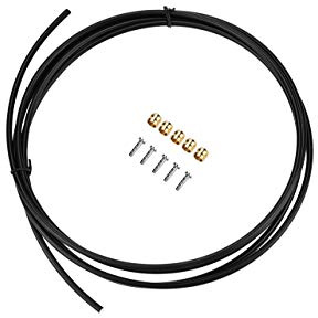 Hydraulic Brake Hose, 3m Mountain Bike Brake Hose Kit for M315/335/395/396/445/446/447/590/596/615 with Nylon Coated Tube and Fittings