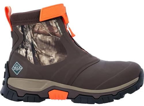 Muck Boots Men's Apex Mid Zip Performance Waterproof Ankle Boots, Light Brown, 9