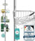 Teleskop Duschregal mit 3 Fach Anti-Rost Schutz (Version 2.0) - Stabiles & flexibles 105-270cm Duschregal Teleskop ohne Bohren - Teleskopregal Bad 4 Körbe - Klemmregal Dusche und Badewanne