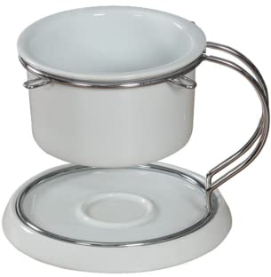 Chocolate Fondue Mug Set Separable Mini Candle Fondue Pot Chocolate Cheese Ice Cream Fondue Melter Cup with a Stand