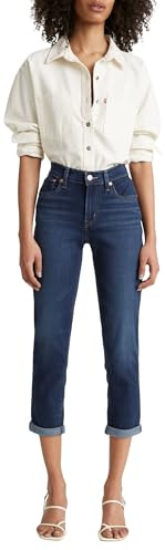 Levi's Mid Rise Boyfriend, Jeans para Mujer, Cobalt Layer, 29W / 27L
