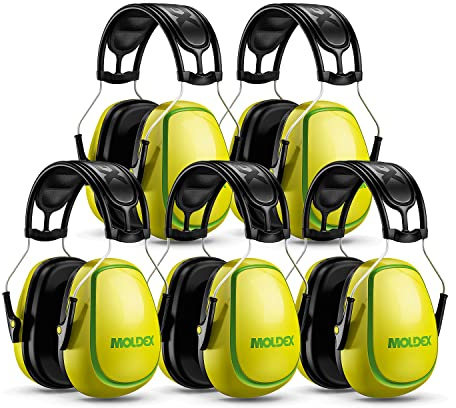 MSK Production 5x Gehörschutz M4 - SNR 30dB - 5er Pack - Professionelle Lärmschutz Kopfhörer - Ohrenschützer, Kapselgehörschutz, Schallschutz, Ohrschützer, Baustelle