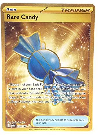 Pokemon - Rare Candy 256/198 - Scarlet & Violet - Secret Rare - Gold Holo Foil