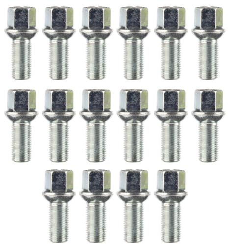 Ellis Excellence Alloy Wheel Bolts M14 x 1.5, 27mm Thread, Radius Seat, 17mm Hex (16)