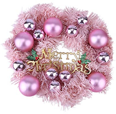 Amosfun Weihnachtskranz Künstlich Dekorativer Kranz Türkranz Wandschmuck Weihnachtsgirlande Festivalschmuck Für Weihnachten Geburtstage Hochzeiten Partys Veranstaltungen