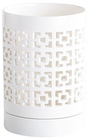 Jorzer Pots à orchidées avec trous de 10,2 cm - Pots à orchidée respirants pour rempotage en céramique avec soucoupe qui favorise la circulation de l'air et la croissance des plantes