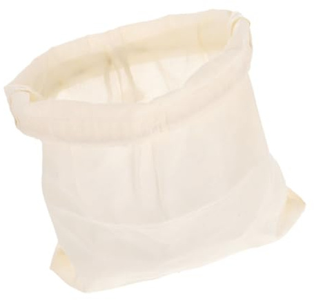 Yardenfun Reusable Organic Cotton Nut Milk Bag Fine Mesh Strainer for Juicing Coffee and Yogurt Versatile Filter Bag for Easy Maintenance and User Friendly Design
