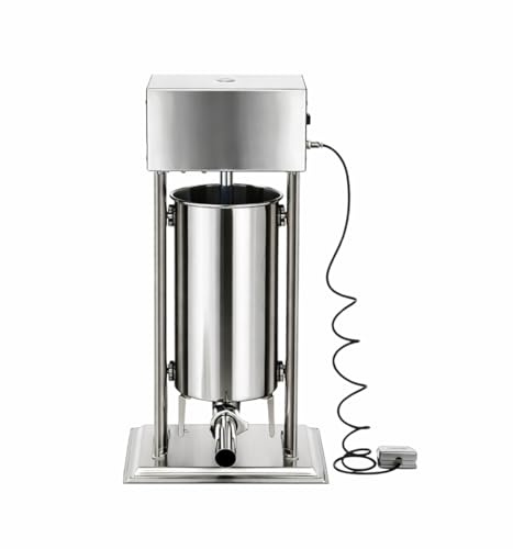 Poussoir à Saucisses Automatique Vertical 15 L – Électrique – Inox – Commande à Pédale – Usage Professionnel