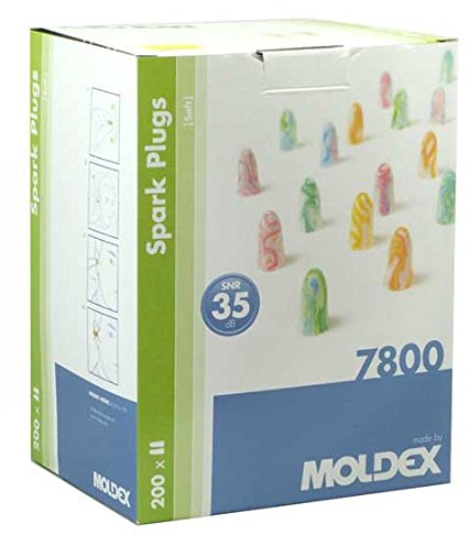 Ohrstöpsel SNR 35dB Moldex Soft SparkPlugs 7800-200 Paar