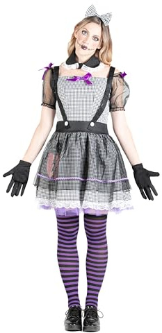 Ciao- Halloween Dolly robe costume déguisement fille femme adult (Taille unique)