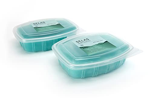 Paraffinwachs mit Aloe Vera 2.600ml (980g x 2 Stück) Selas .Paraffinbad für therapeutische und ästhetische Behandlungen von Händen und Füßen. Paraffintherapie, feuchtigkeitsspendend.