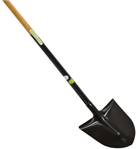 rama Badile Pala Pesante in Acciaio con Manico in Legno 140 cm