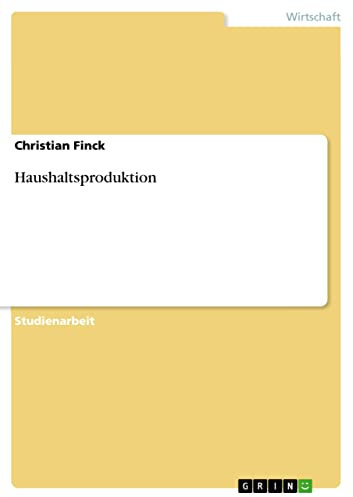 Haushaltsproduktion