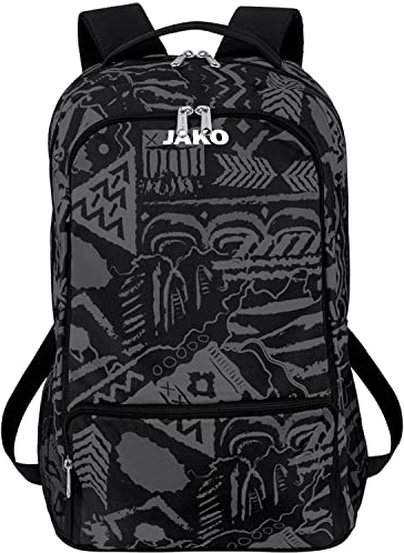 JAKO Unisex Rucksack Tropicana, Schwarz/Anthrazit, EMPTY/NO SIZE