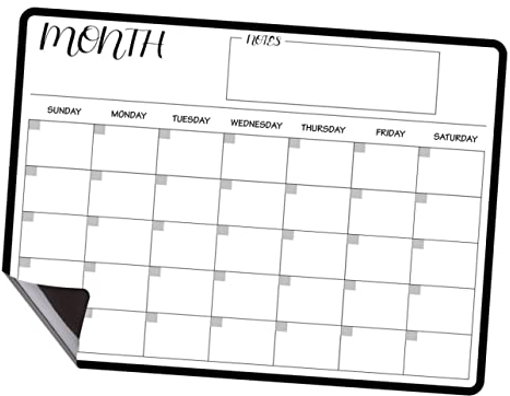 Magnetischer Kühlschrankkalender Löschbare Planertafel Trocken Abwischbarer Kalender Magnettafel Kühlschrank Magnetischer Notizblock Zeitplan-versorgung