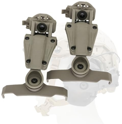 HEARFALCOM ARC Rail Adapter for Fast Series Helmets Compatible with Walker's Razor Earmuffs