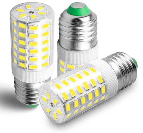XIMNCHNI E27 LED Mais Lampe 7W 6000K Nicht Dimmbar 70W Glühlampe Ersatz | 1000LM Kaltweiß Edison LED Glühbirne E27 Kleine Kerze Leuchtmittel AC100V-265V,3er-Pack