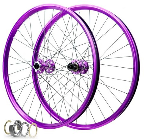 LPYDWZ MTB Räder 26/27,5/29 Zoll, Ultraleichtes Fahrrad Hülsenrad Aluminiumlegierung 148mm Scheibenbremse 32H Felge for 8–12 Gänge 2130g