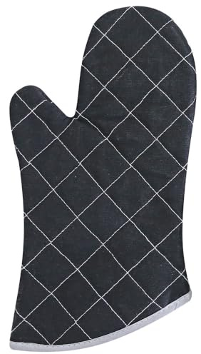 FRANZ MENSCH 6 Stück Hygostar Hitzeschutzhandschuhe Flamestar | Canvas, schwarz, L: 44cm, Einheitsgröße, Karton, Hitzeschutzhandschuhe, Grillhandschuhe, Ofenhandschuhe