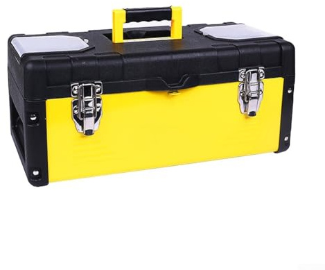 Caja de herramientas de mano, caja de almacenamiento con compartimento desmontable, organizador de piezas pequeñas, caja de almacenamiento de coche para el hogar, adecuada para herramientas de coche