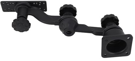 Fischfinder -Schwung Arm Mount, 11,4 Zoll Horizontale Halterung, 360 ° -Wrdation, Aluminiumhalterung für, und Eagle GPS -Sonar -Geräte 14,1in X 7,3 Zoll