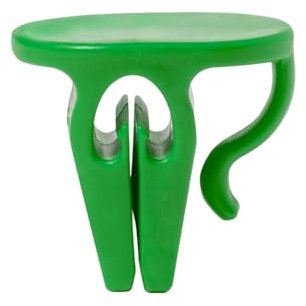 Genérico Lote de 50 PINZAS PORTAVASOS TUSCA en color verde