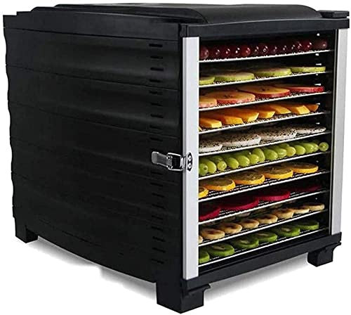 SRFTT Essiccatore per Alimenti, essiccatore per Alimenti Professionale Elettrico Multistrato, essiccatore per Carne secca, essiccatore per Frutta e Verdura, 10 Strati, Grande capacità