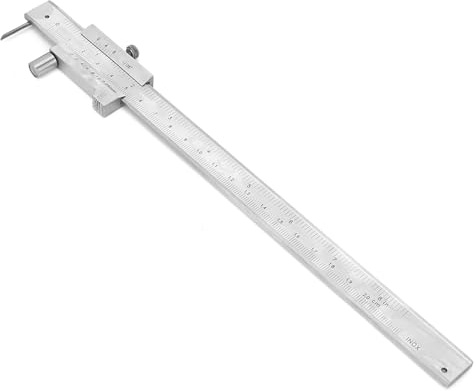 Numérique Étrier Outil De Mesure 0 à 200mm En Acier Inoxydable Vernier Étrier Numérique Micromètre Marquage Jauges Carbure Scribe Caliperruler avec Scriber pour BRICOLAGE Ménage