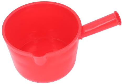 Plastique louche à eau durable grande capacité pour les légumes de salle de bain de cuisine du jardin (Rot)