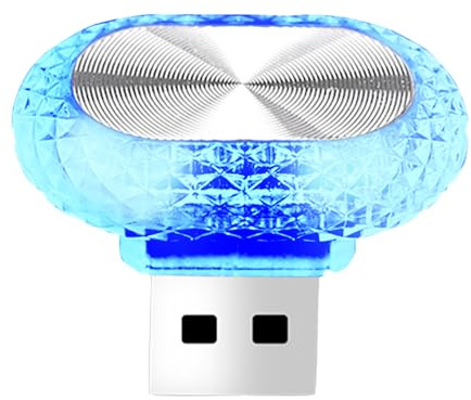 LED-bilinteriörbelysning, bilstämningsbelysning, oval LED-inomhusbelysning